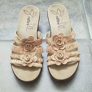 The Walking Company slide wedge sandals